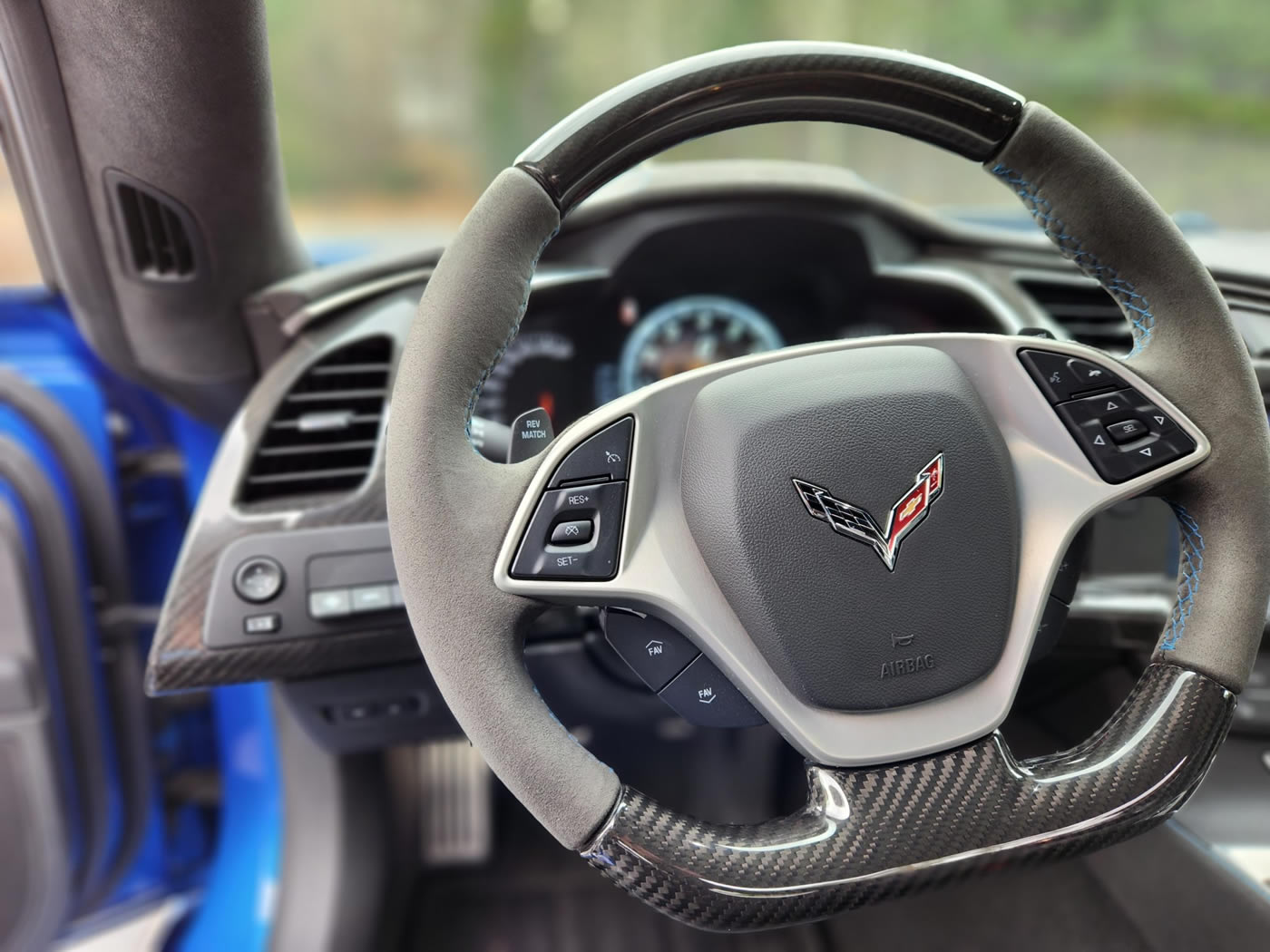 2019 Corvette Z06 Coupe in Elkhart Lake Blue Metallic