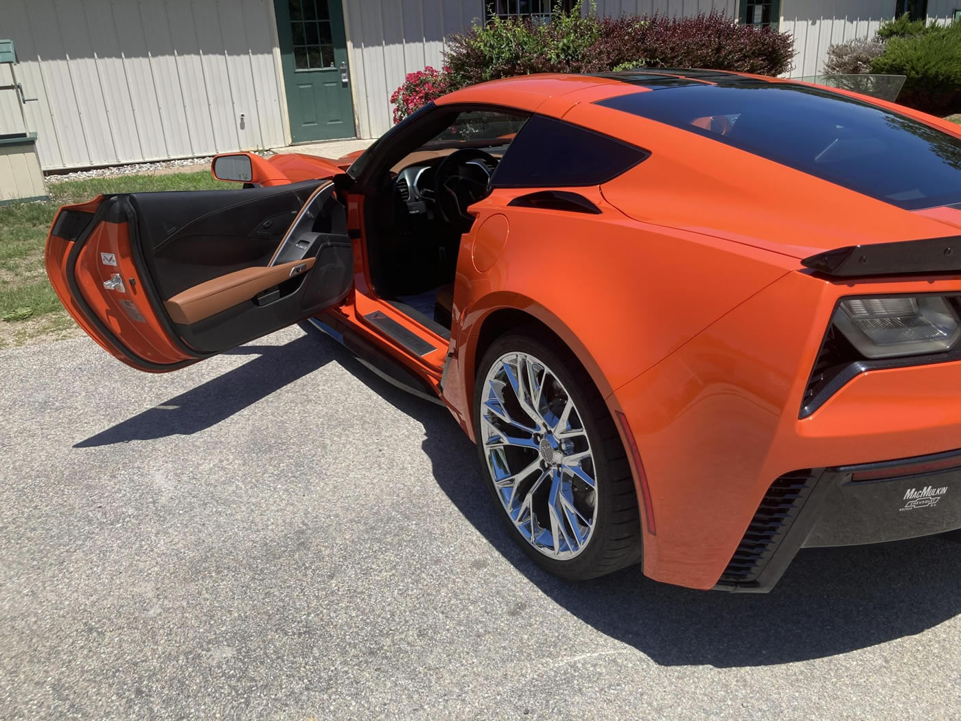 2019 Corvette Z06 Coupe in Sebring Orange Metallic