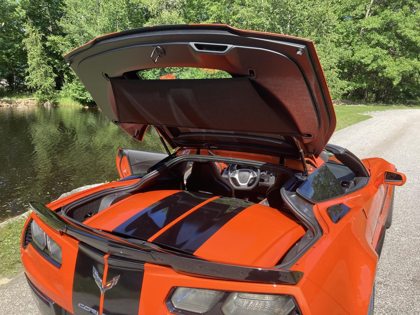 2019 Corvette Z06 Coupe in Sebring Orange Metallic