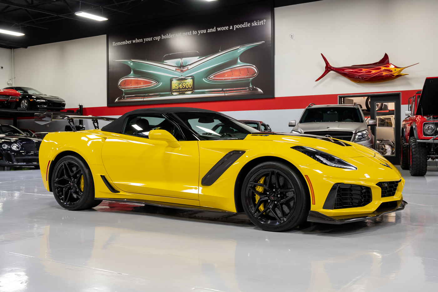 2019 Corvette ZR1 Convertible 3ZR ZTK in Corvette Racing Yellow