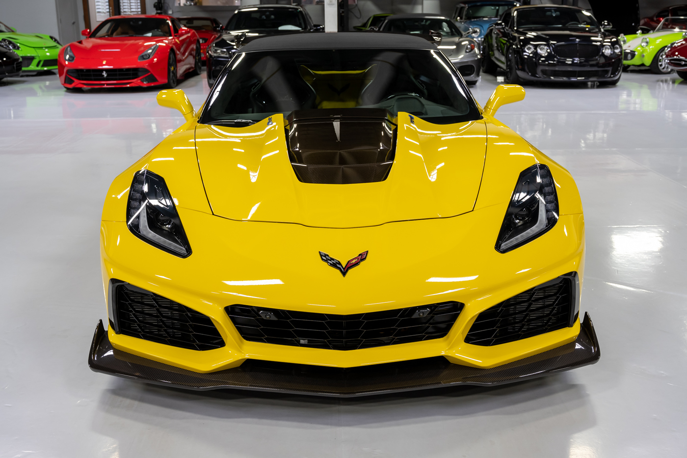 2019 Corvette ZR1 Convertible 3ZR ZTK in Corvette Racing Yellow