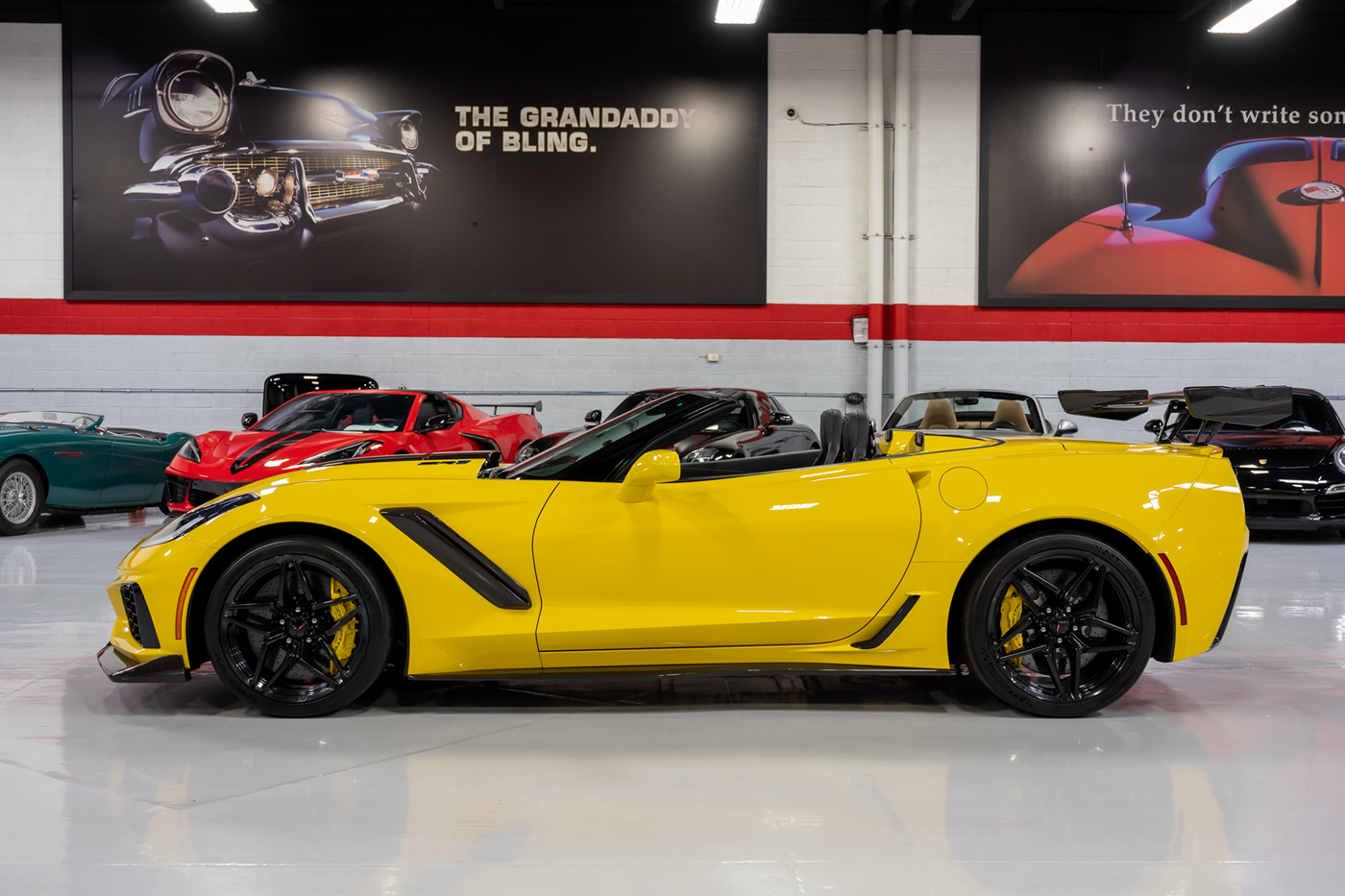 2019 Corvette ZR1 Convertible 3ZR ZTK in Corvette Racing Yellow