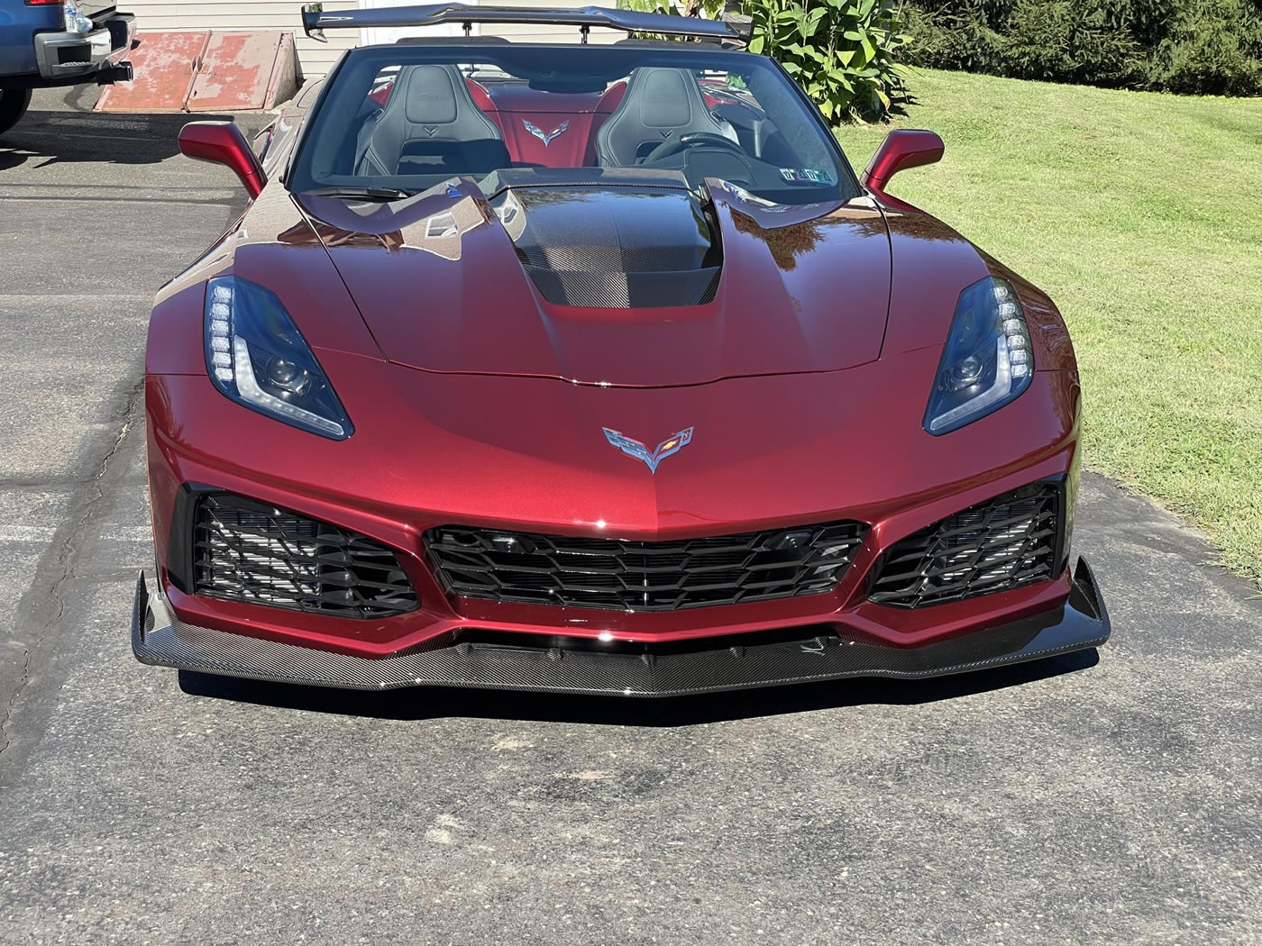 2019 Corvette ZR1 Convertible 3ZR ZTK in Long Beach Red Metallic