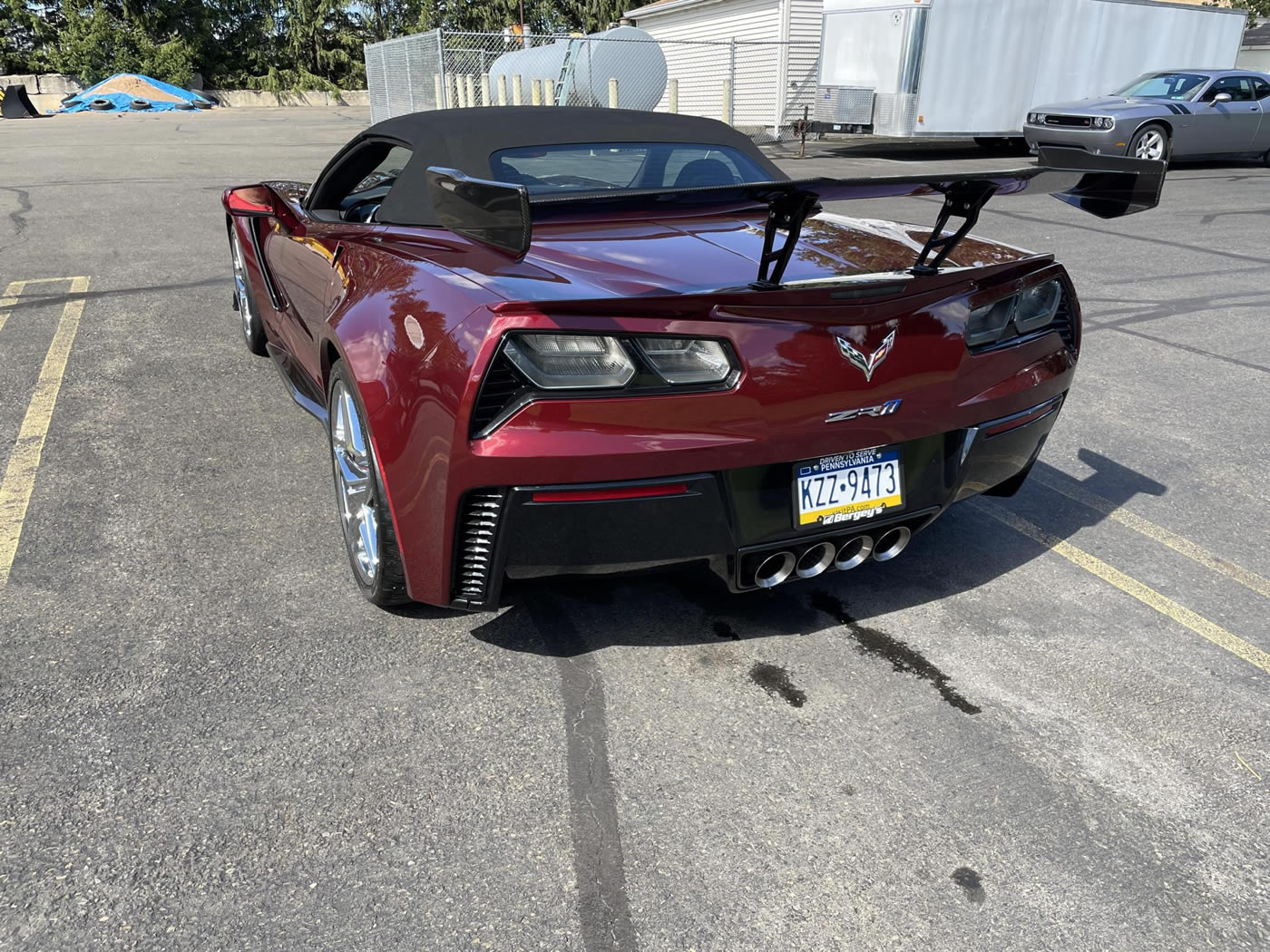 2019 Corvette ZR1 Convertible 3ZR ZTK in Long Beach Red Metallic