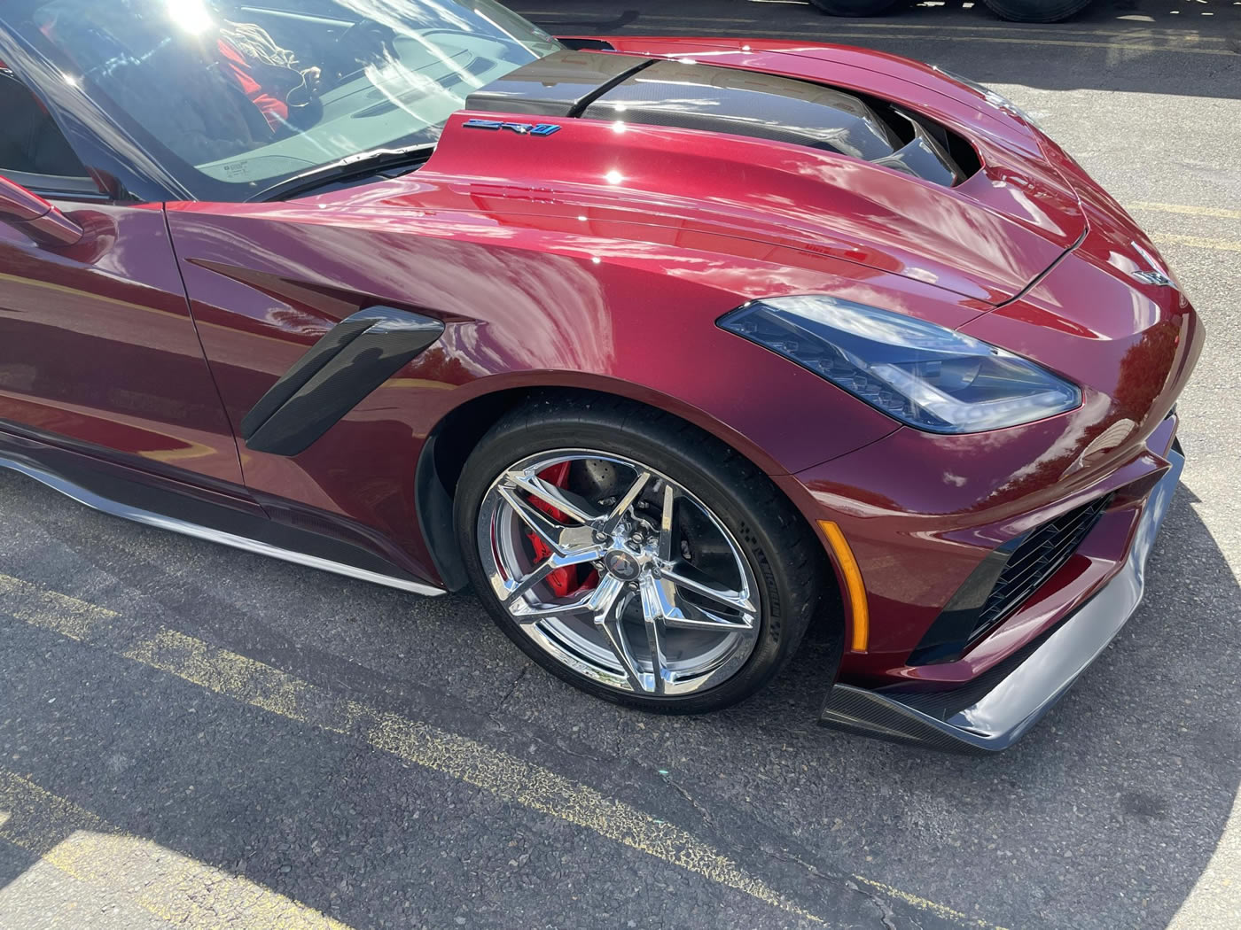 2019 Corvette ZR1 Convertible 3ZR ZTK in Long Beach Red Metallic