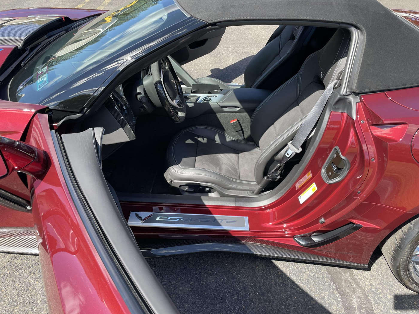 2019 Corvette ZR1 Convertible 3ZR ZTK in Long Beach Red Metallic