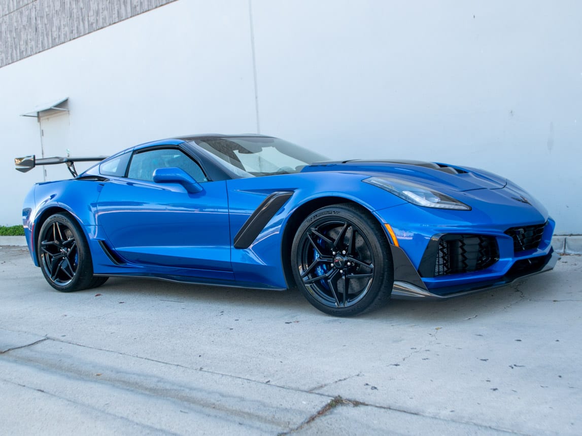 2019 Corvette ZR1 Coupe in Elkhart Lake Blue Metallic