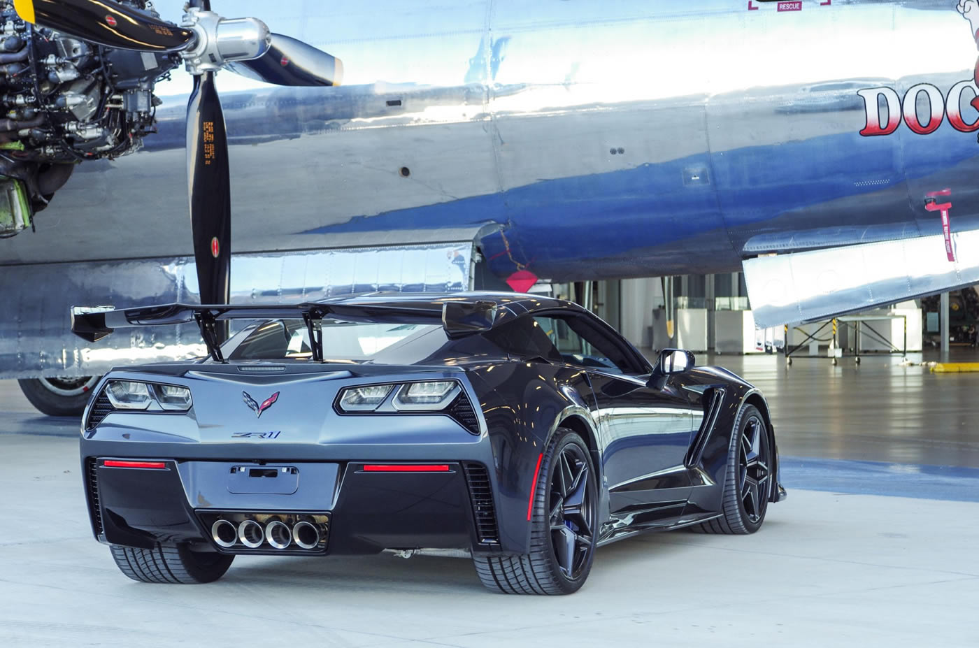 2019 Corvette ZR1 Coupe in Shadow Gray Metallic