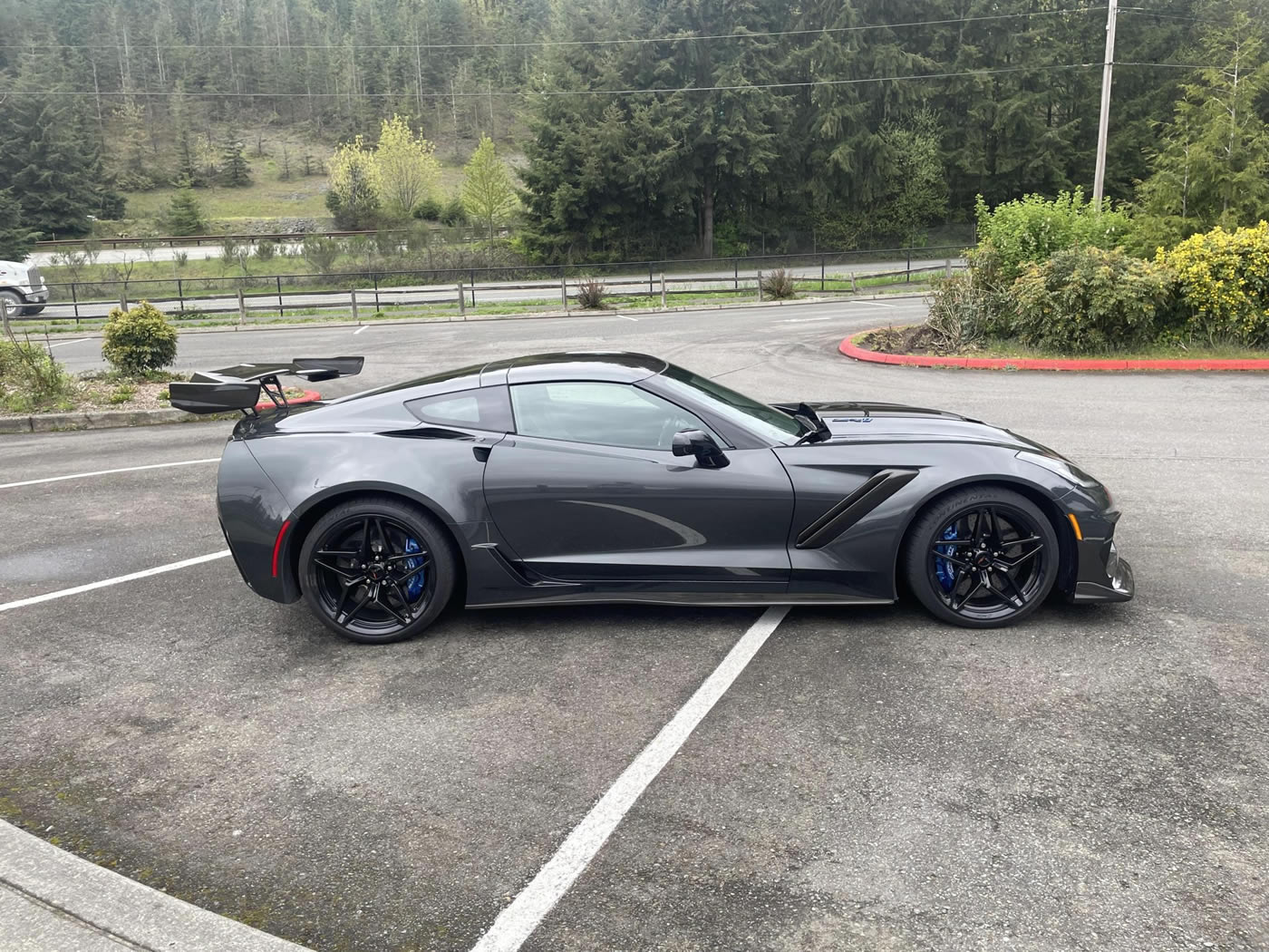 2019 Corvette ZR1 Coupe ZTK 3ZR in Watkins Glen Gray Metallic