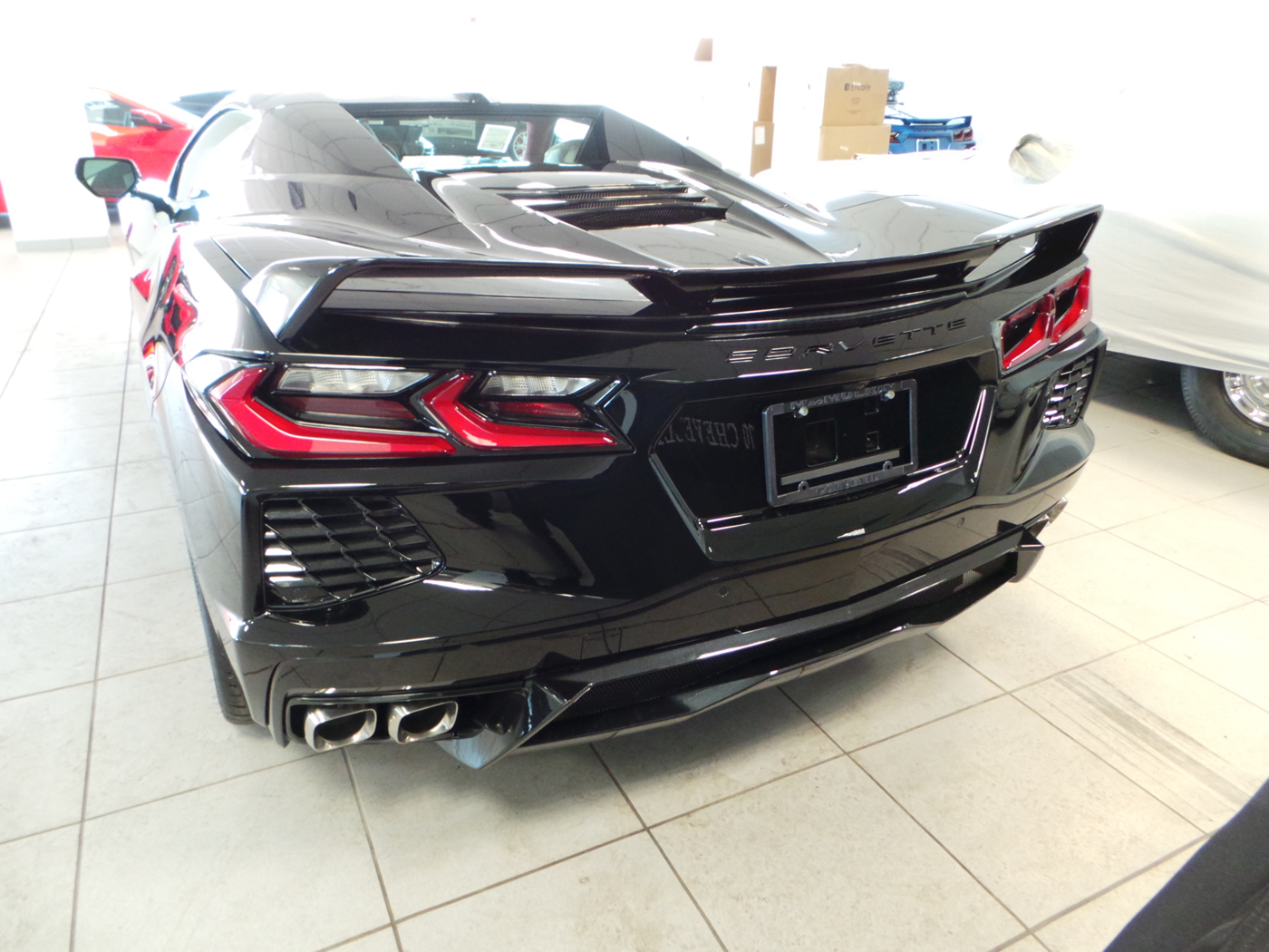 2020 Corvette Convertible in Black