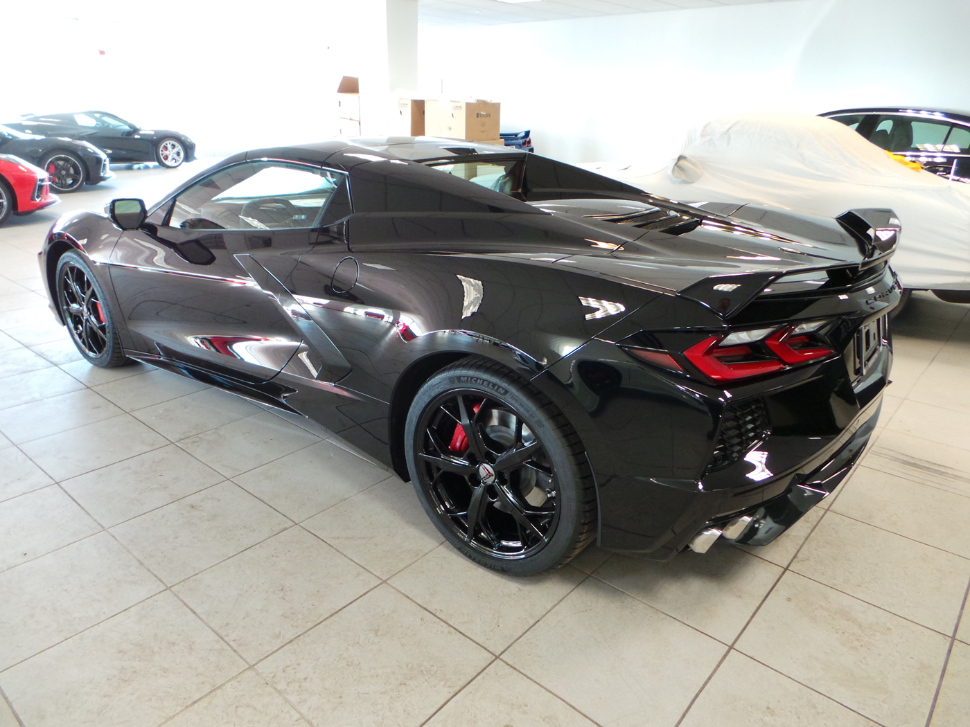 2020 Corvette Convertible in Black