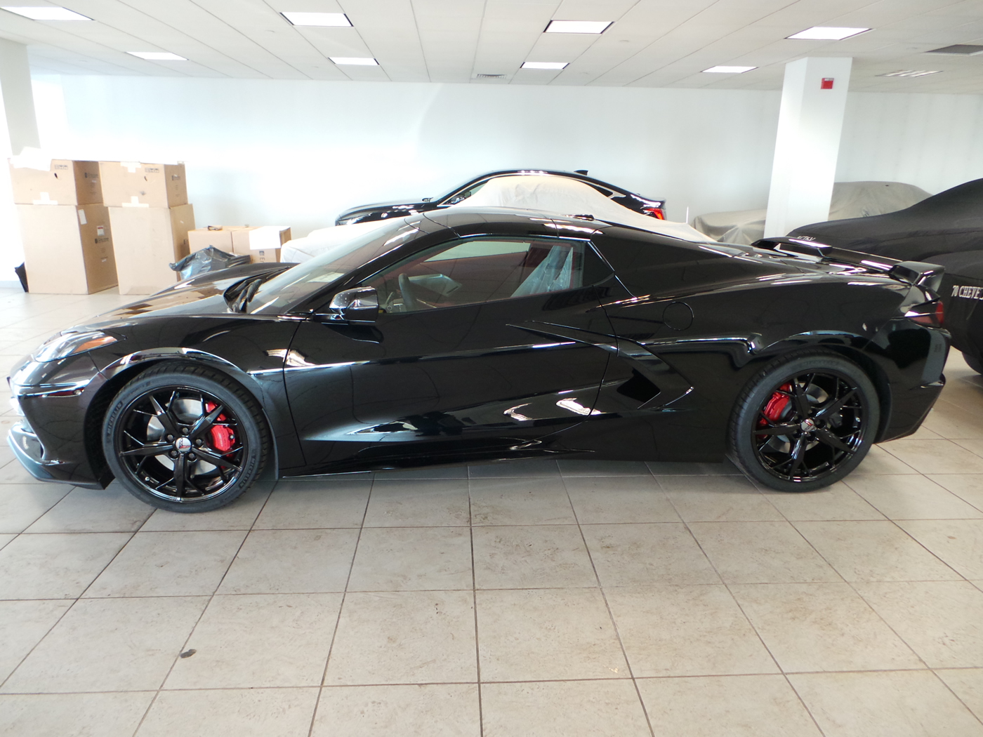 2020 Corvette Convertible in Black