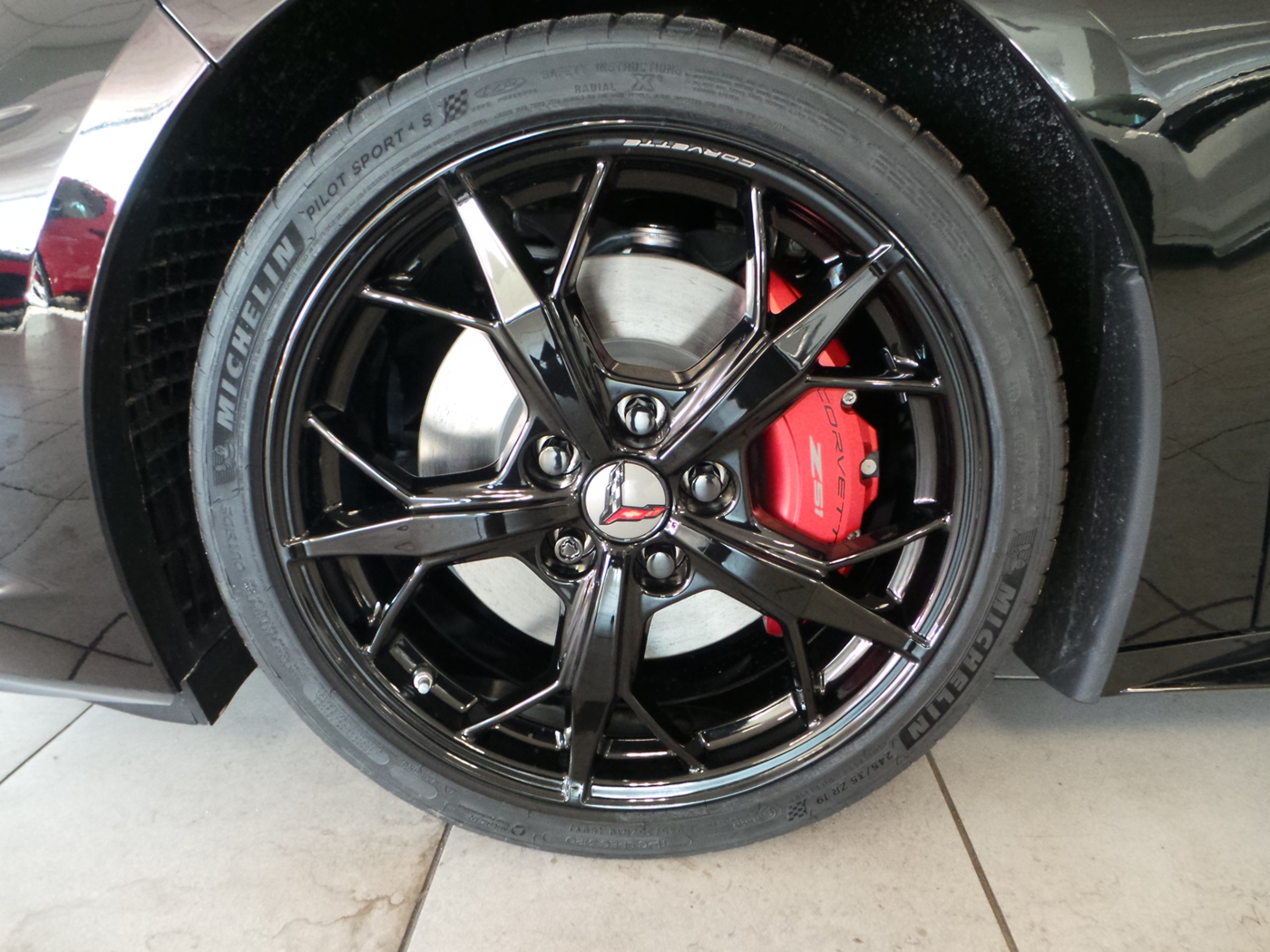 2020 Corvette Convertible in Black
