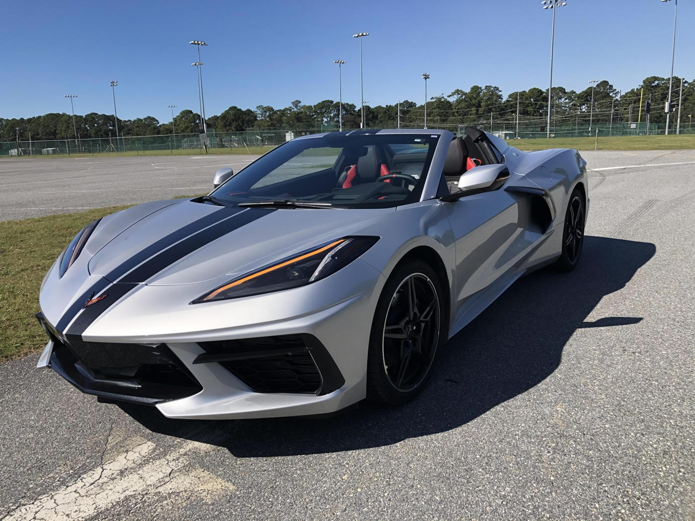 2020 Corvette Convertible in Blade Silver Metallic