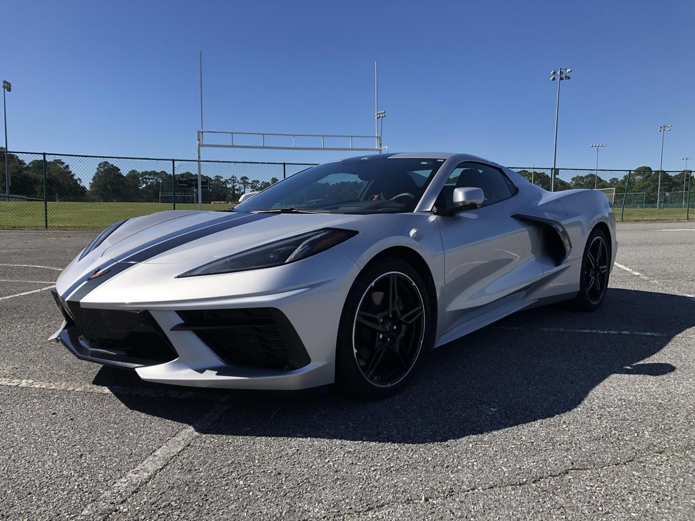 2020 Corvette Convertible in Blade Silver Metallic