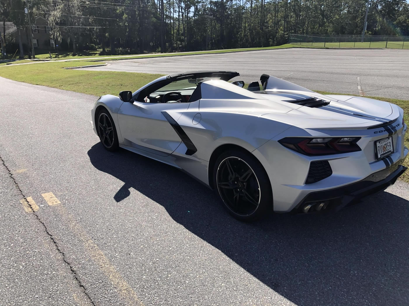 2020 Corvette Convertible in Blade Silver Metallic