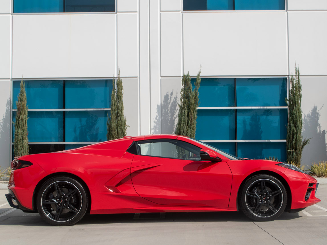 2020 Corvette Convertible in Torch Red