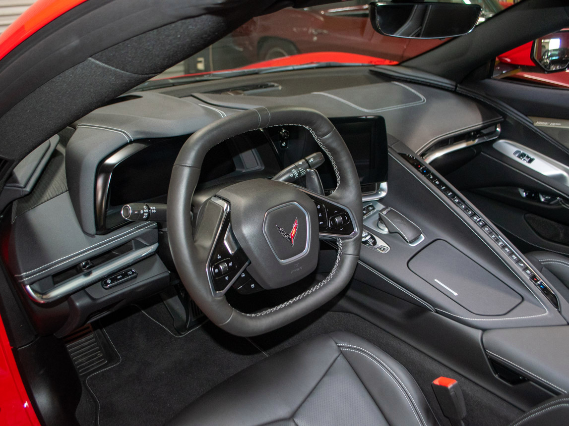 2020 Corvette Convertible in Torch Red