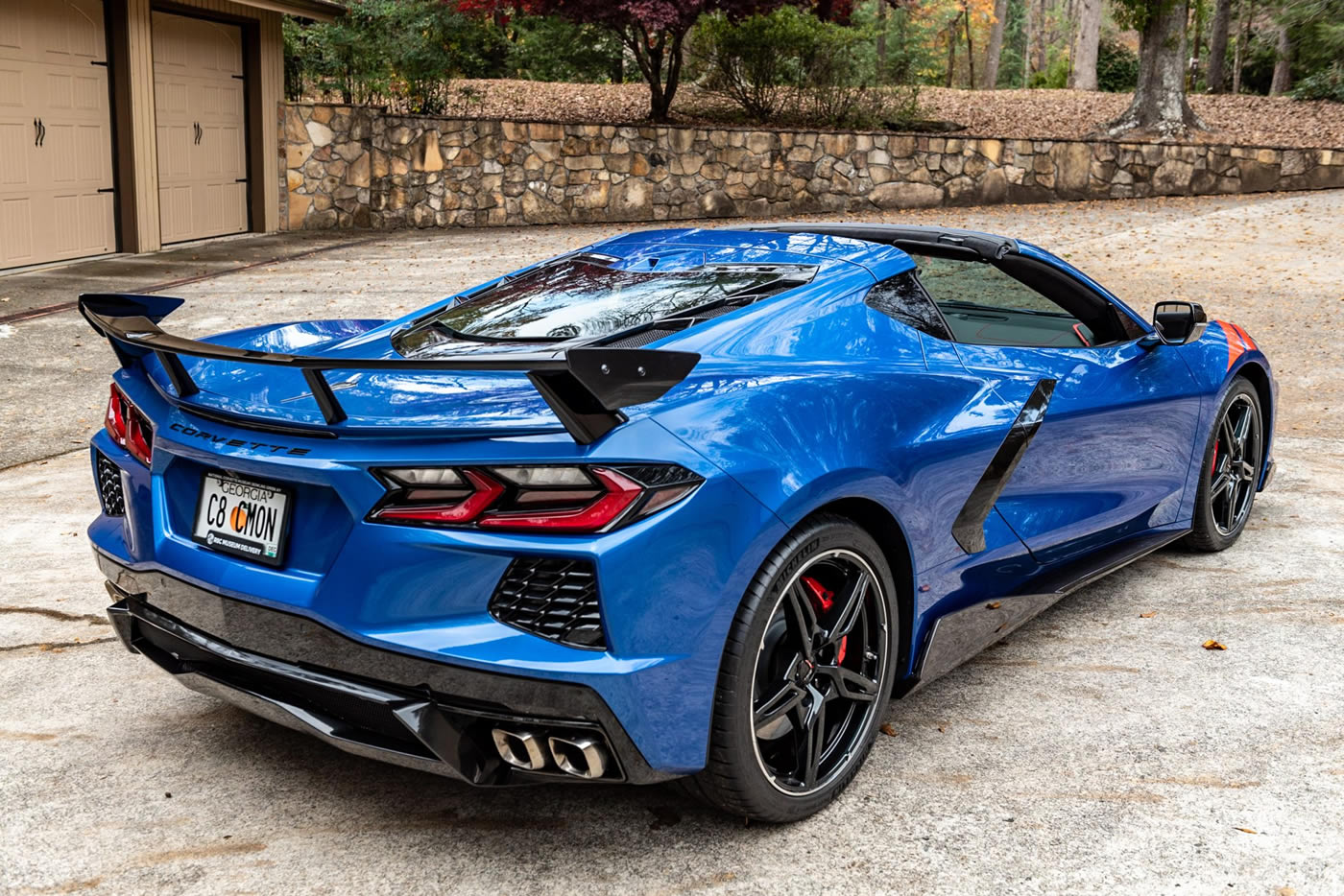 2020 Corvette Stingray Coupe in Elkhart Lake Blue Metallic