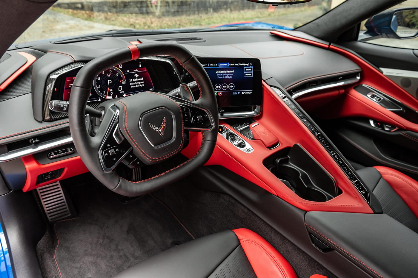 2020 Corvette Stingray Coupe in Elkhart Lake Blue Metallic