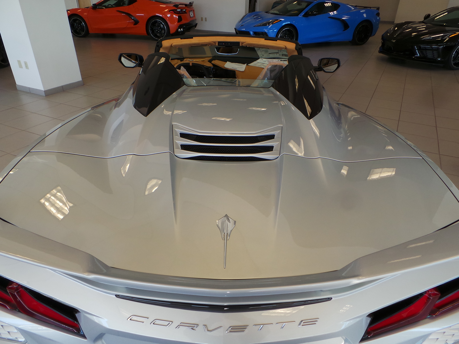 2021 Corvette Convertible in Silver Flare - Natural Dipped