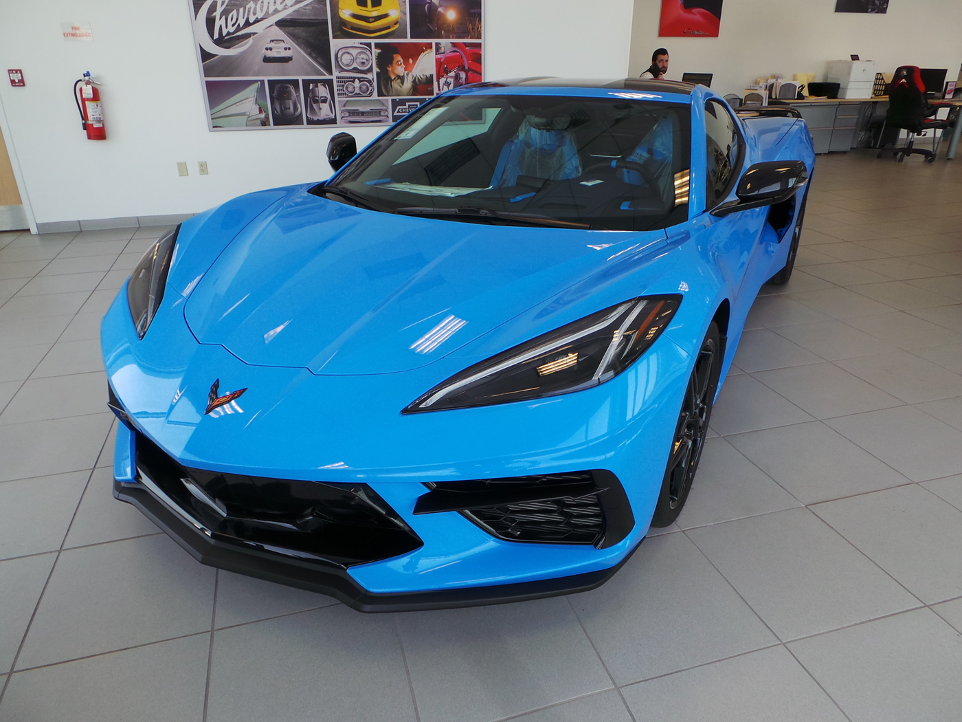 2021 Corvette Coupe 3LT in Rapid Blue