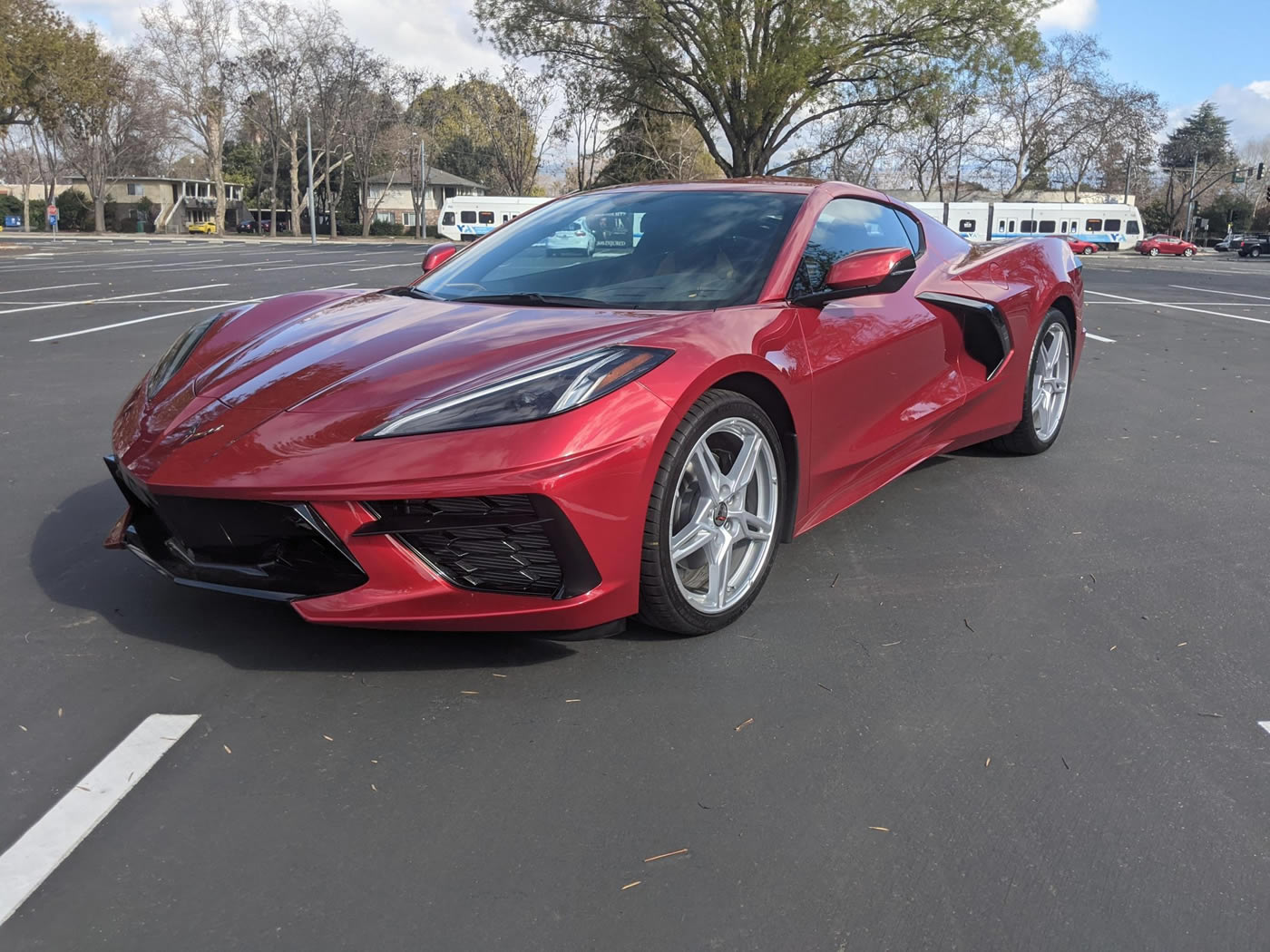 2021 Corvette Coupe in Red Mist over Natural Two-Tone Interior