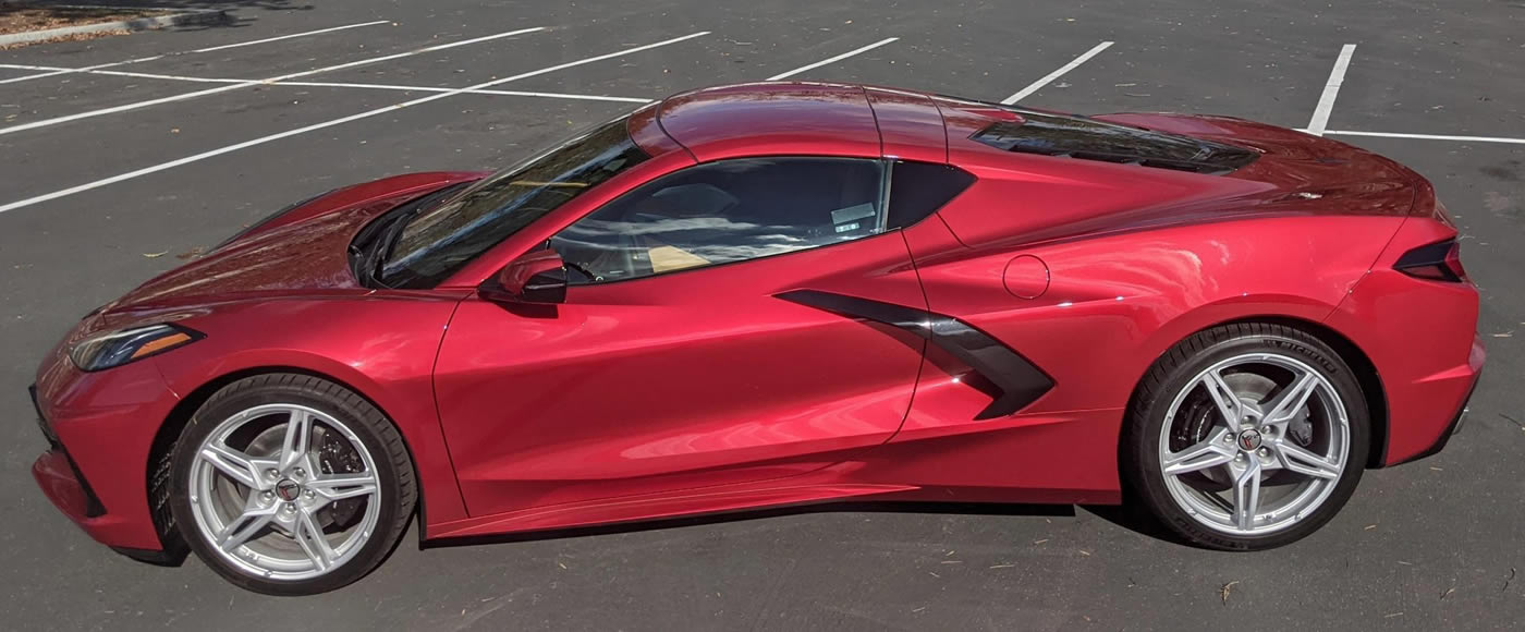 2021 Corvette Coupe in Red Mist over Natural Two-Tone Interior