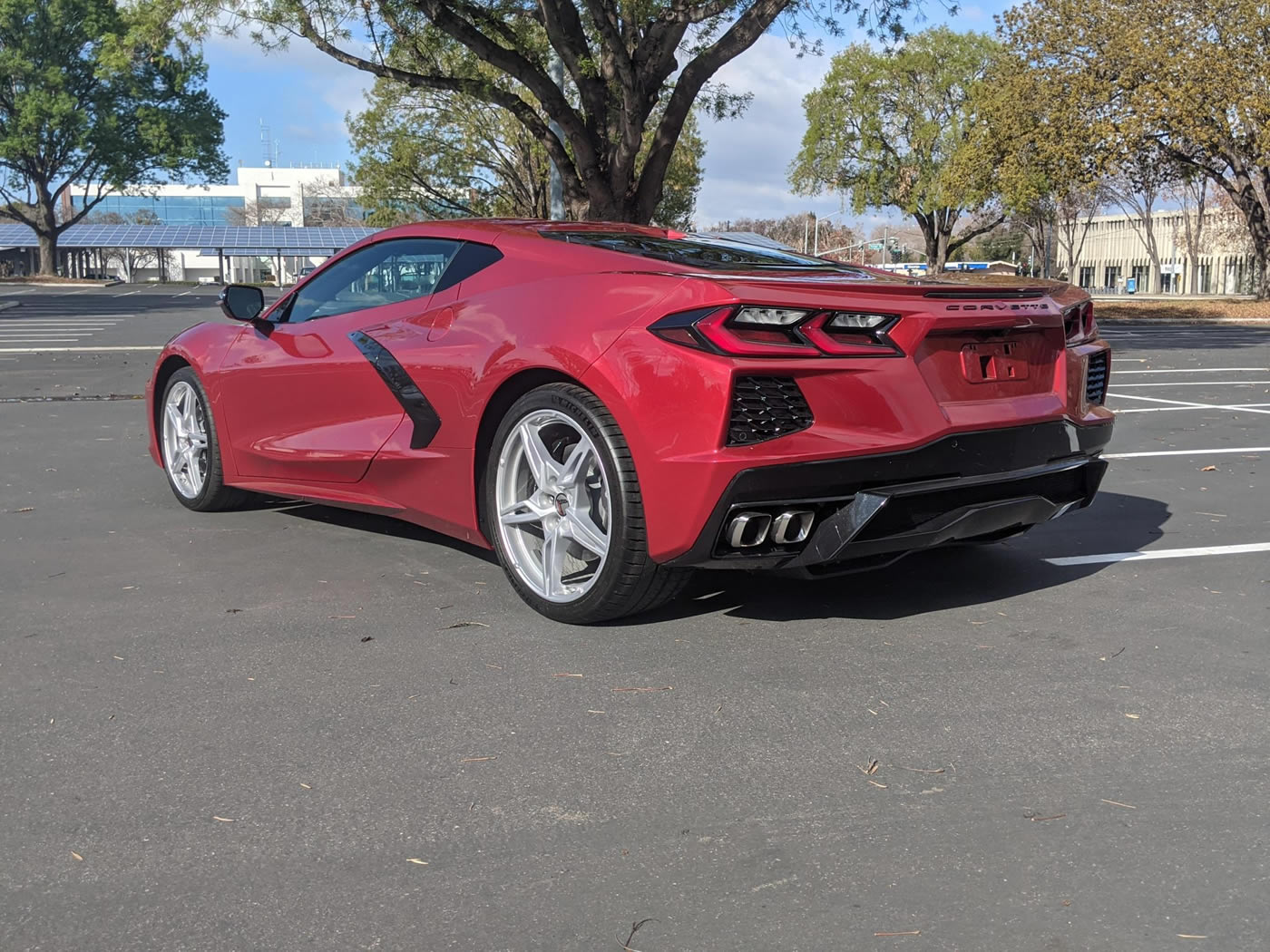 2021 Corvette Coupe in Red Mist over Natural Two-Tone Interior