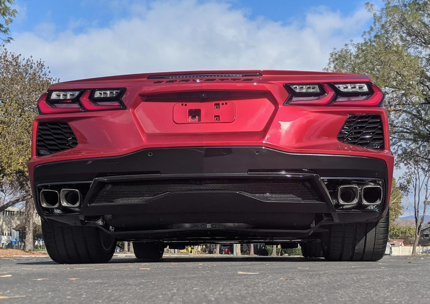 2021 Corvette Coupe in Red Mist over Natural Two-Tone Interior