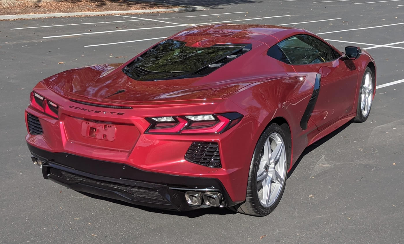 2021 Corvette Coupe in Red Mist over Natural Two-Tone Interior