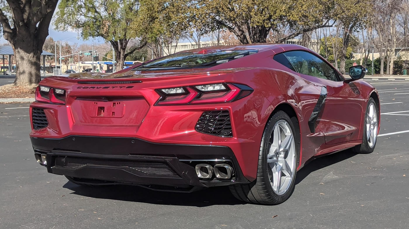 2021 Corvette Coupe in Red Mist over Natural Two-Tone Interior