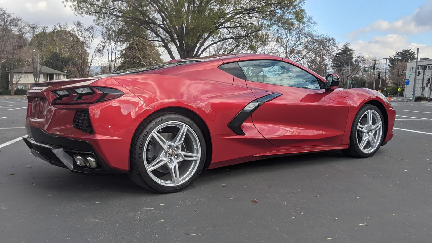 2021 Corvette Coupe in Red Mist over Natural Two-Tone Interior