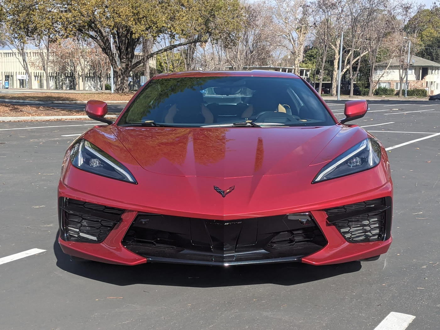 2021 Corvette Coupe in Red Mist over Natural Two-Tone Interior