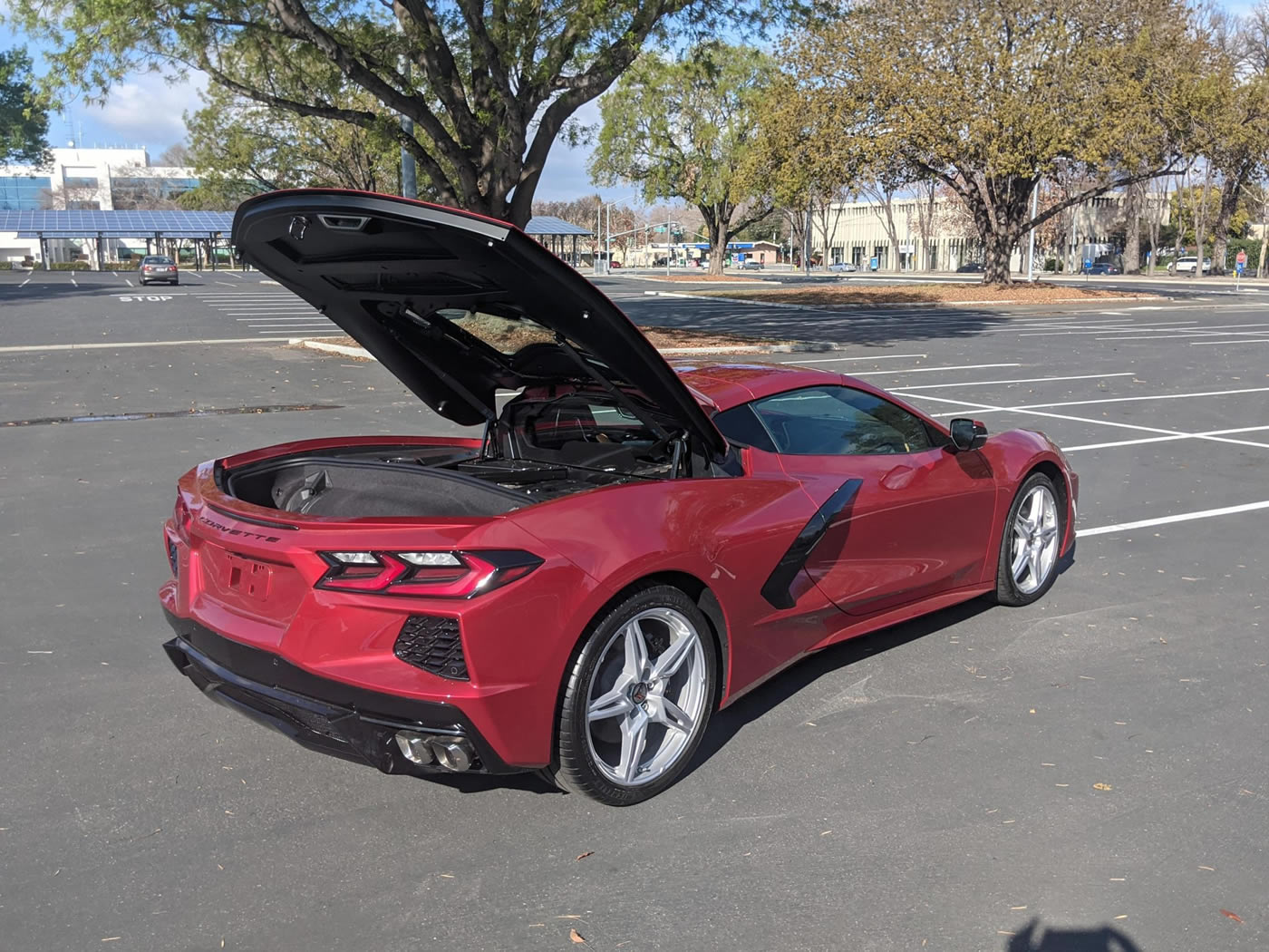 2021 Corvette Coupe in Red Mist over Natural Two-Tone Interior