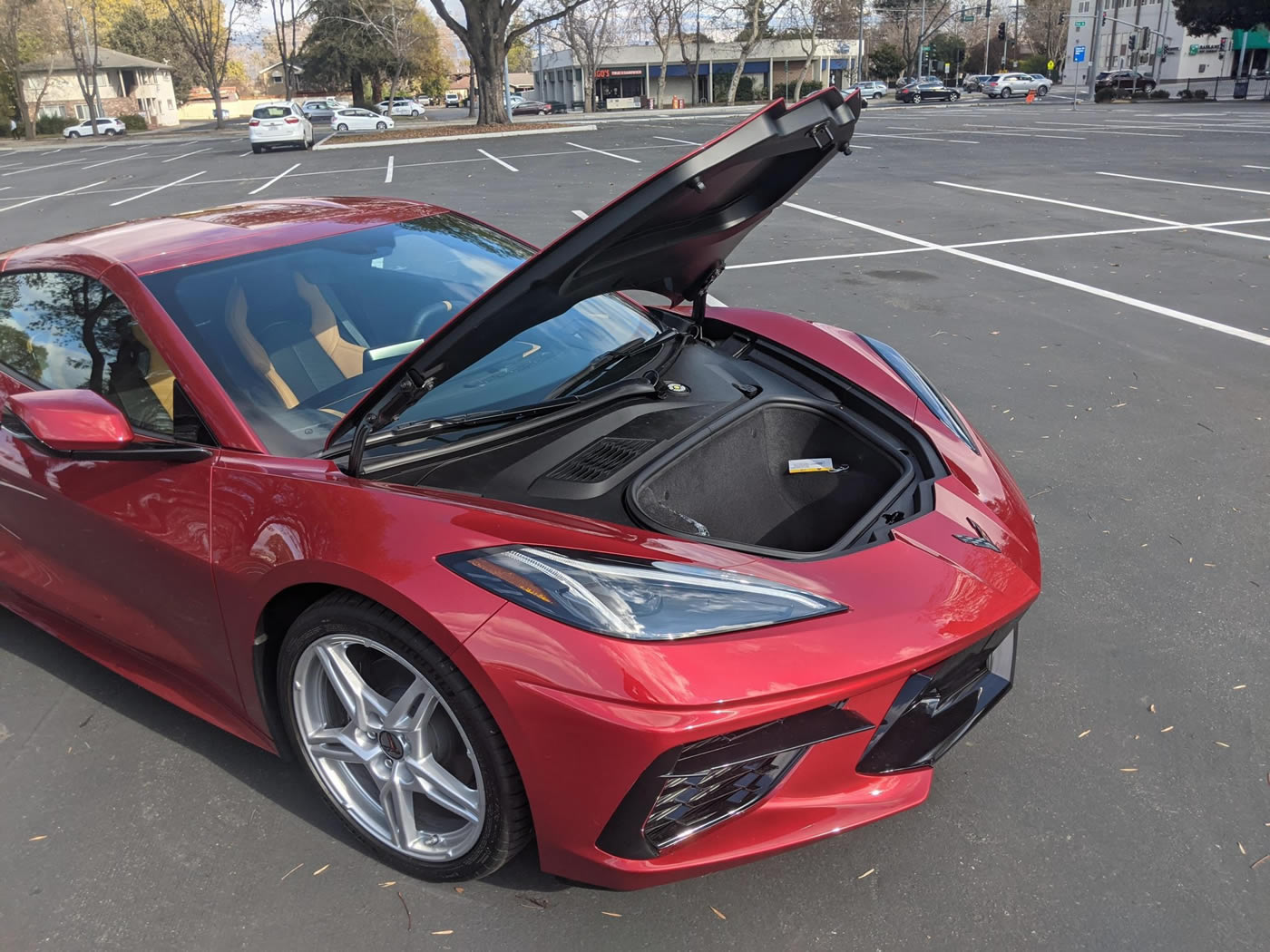 2021 Corvette Coupe in Red Mist over Natural Two-Tone Interior