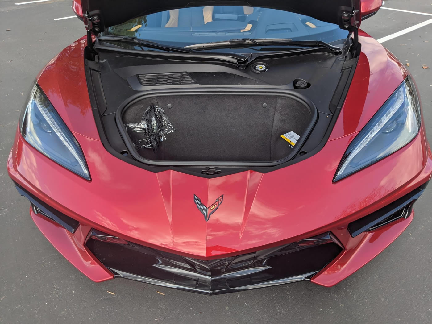 2021 Corvette Coupe in Red Mist over Natural Two-Tone Interior