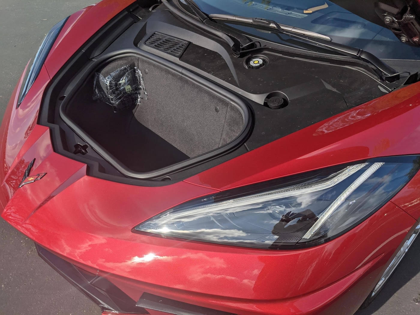 2021 Corvette Coupe in Red Mist over Natural Two-Tone Interior