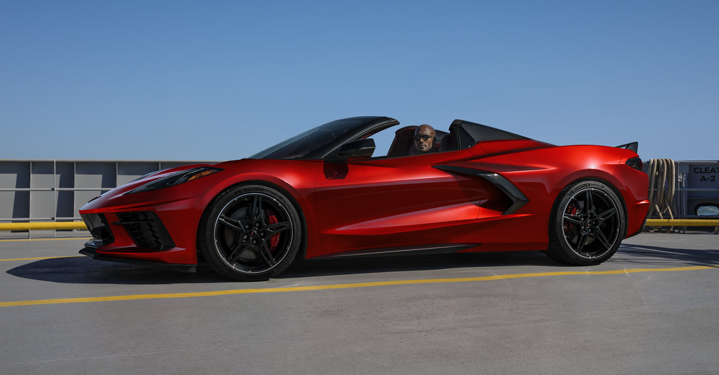 2021 Corvette in Red Mist Metallic - Marketing