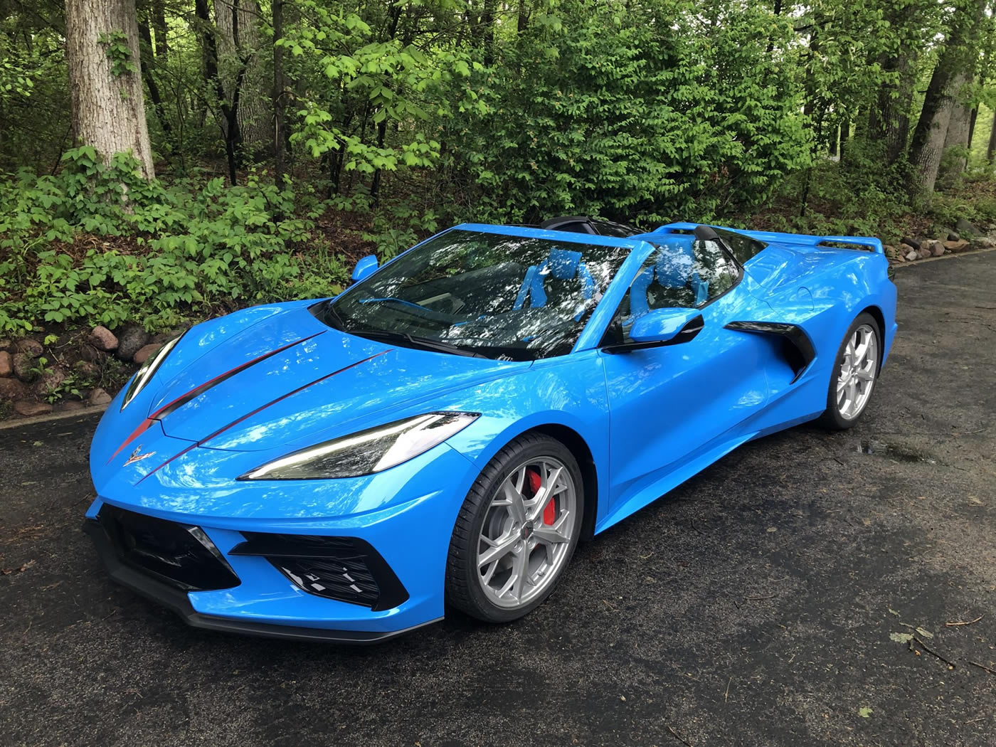 2022 Corvette Stingray Convertible in Rapid Blue