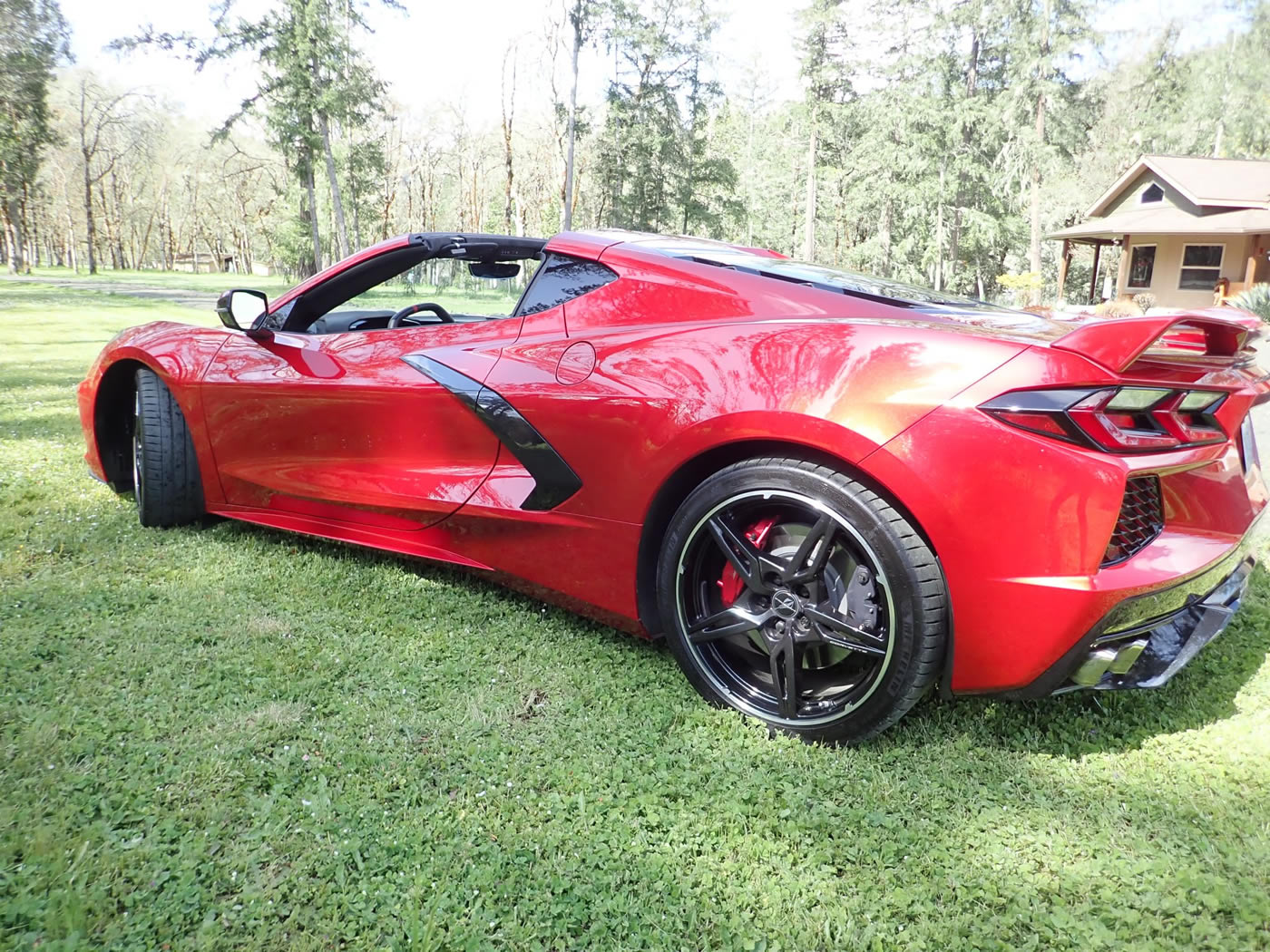 2022 Corvette Stingray Coupe in Red Mist Metallic Tintcoat