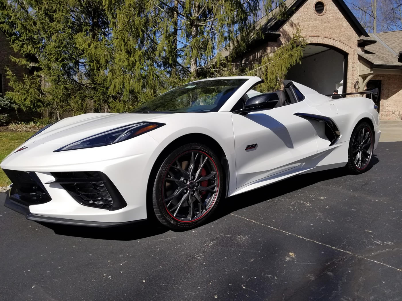 2023 Corvette Stingray 70th Anniversary Convertible in White Pearl Metallic