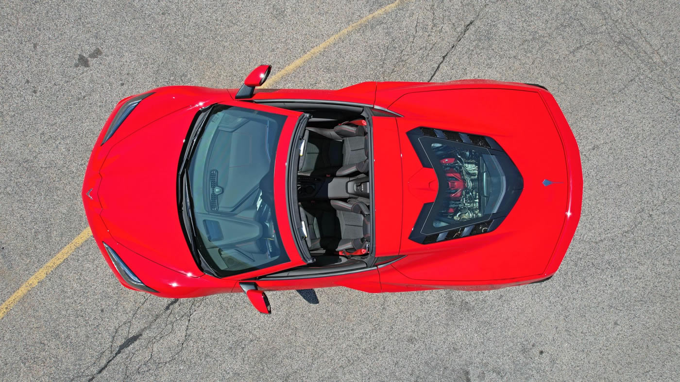 2023 Corvette Stingray Coupe 3LT Z51 in Torch Red