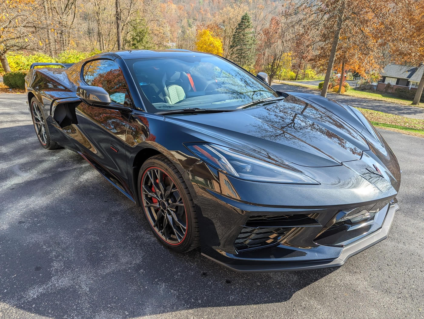 2023 Corvette Stingray Coupe 70th Anniversary in Carbon Flash Metallic