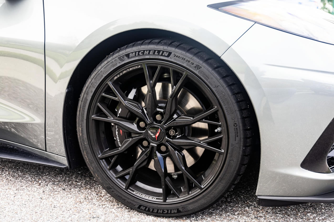 2023 Corvette Stingray Coupe in Hypersonic Gray Metallic