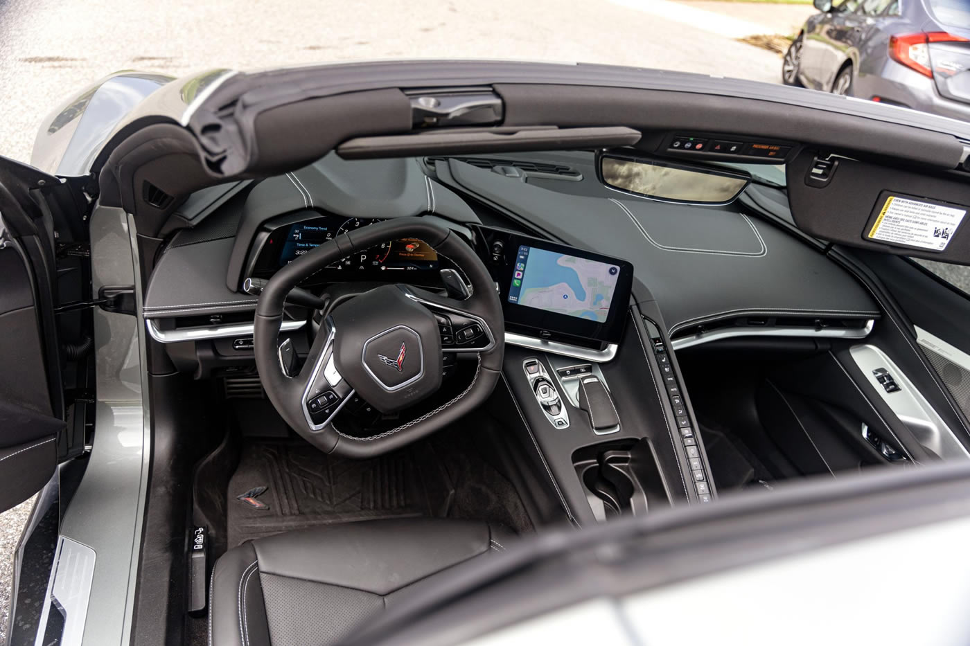 2023 Corvette Stingray Coupe in Hypersonic Gray Metallic