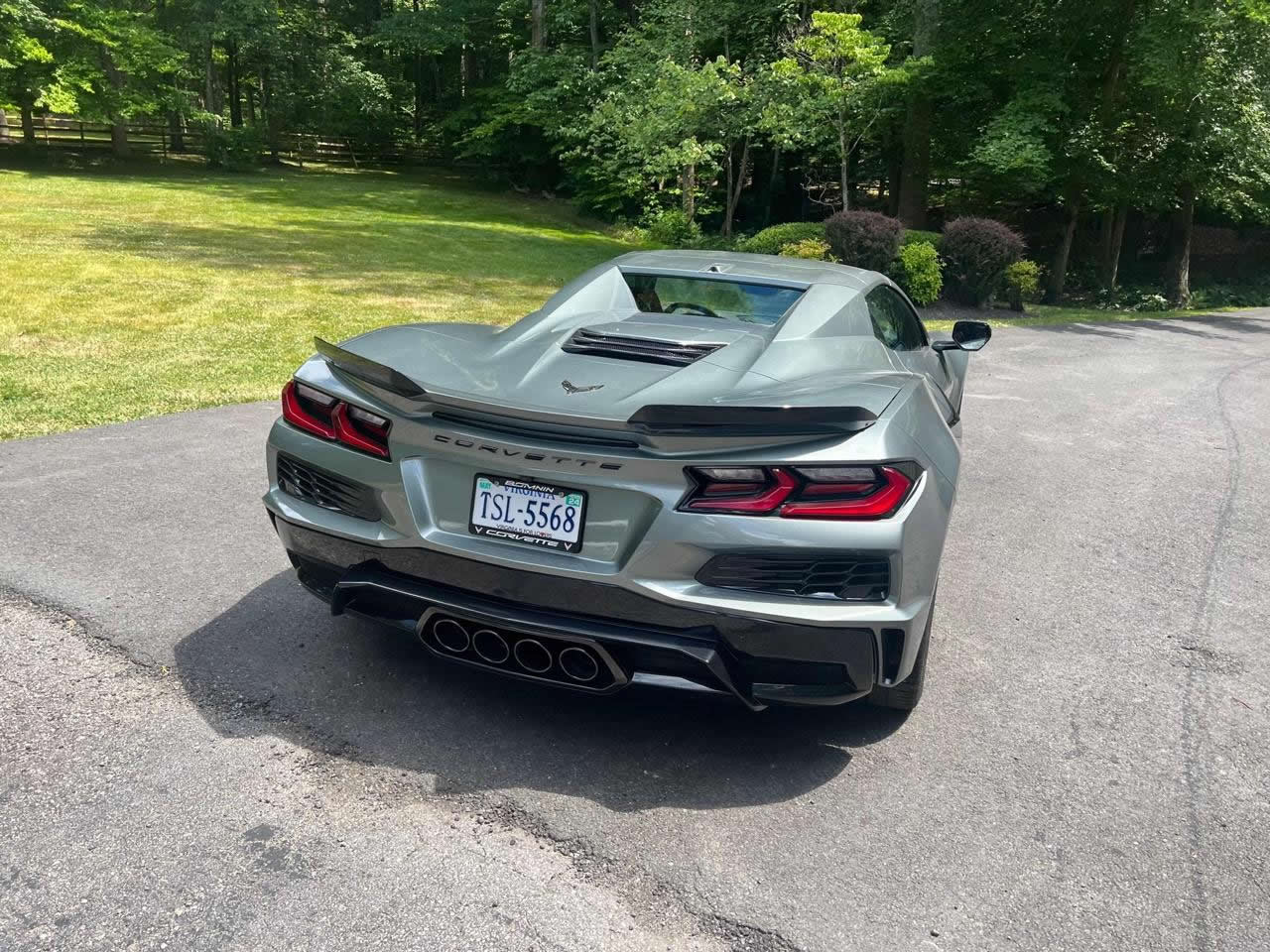 2023 Corvette Z06 Convertible 3LZ in Hypersonic Gray