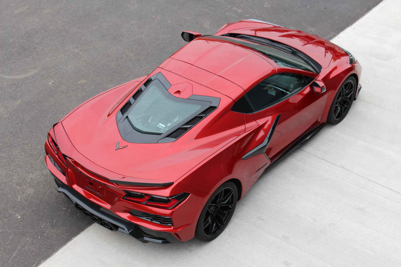 2023 Corvette Z06 Coupe 3LZ in Red Mist Metallic