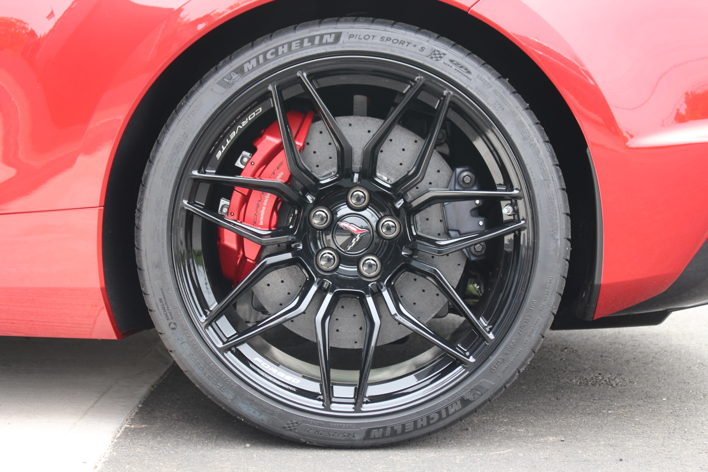 2023 Corvette Z06 Coupe 3LZ in Red Mist Metallic