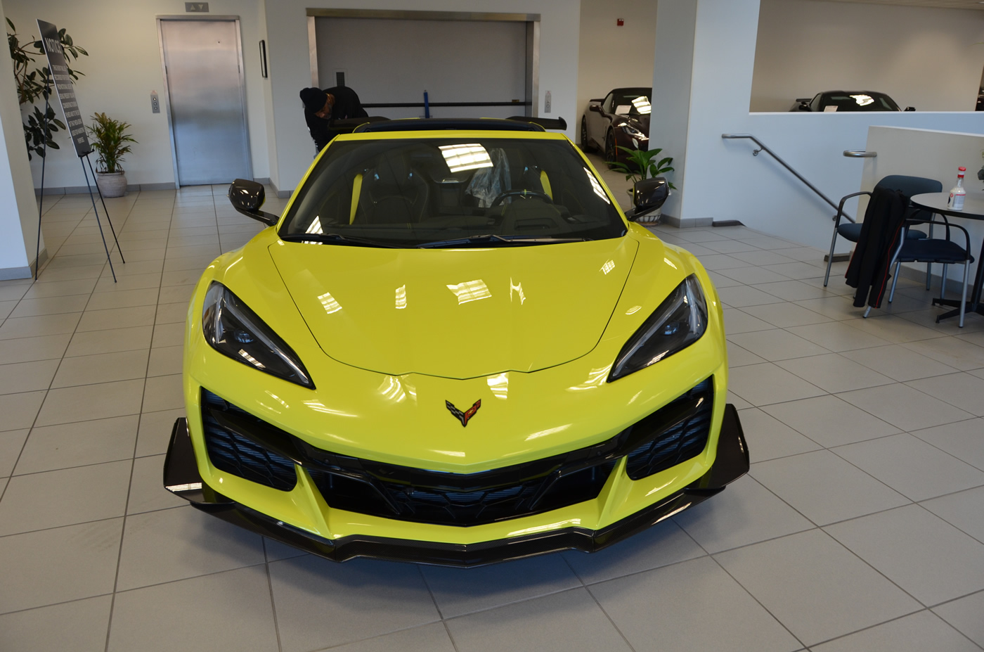 2023 Corvette Z06 Coupe in Accelerate Yellow